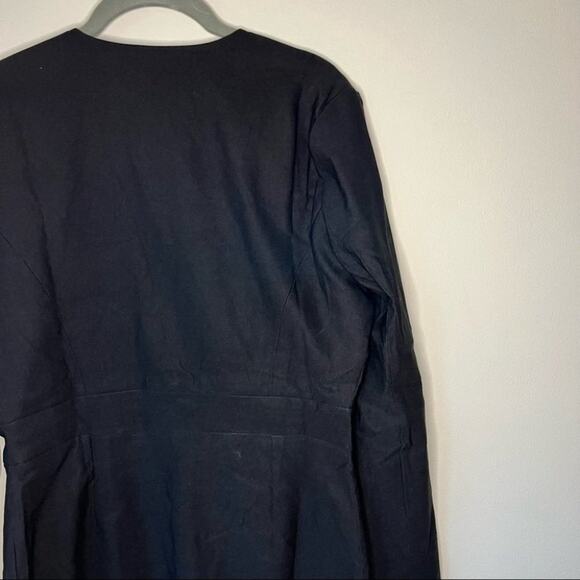 NBD x HAVEN mini dress black beaded fringe/tassle -Millie Size Medium - Picture 9 of 11